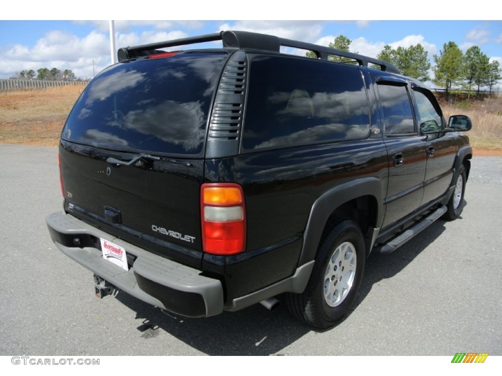 2003 Suburban 1500 Z71 4x4 - Black / Tan/Neutral photo #5