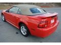 2003 Torch Red Ford Mustang V6 Convertible  photo #4