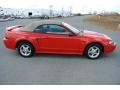 2003 Torch Red Ford Mustang V6 Convertible  photo #6