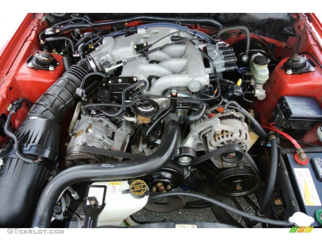 2003 Mustang V6 Convertible - Torch Red / Medium Parchment photo #22