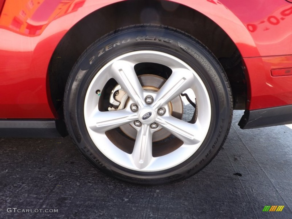 2010 Mustang GT Premium Coupe - Red Candy Metallic / Charcoal Black photo #20