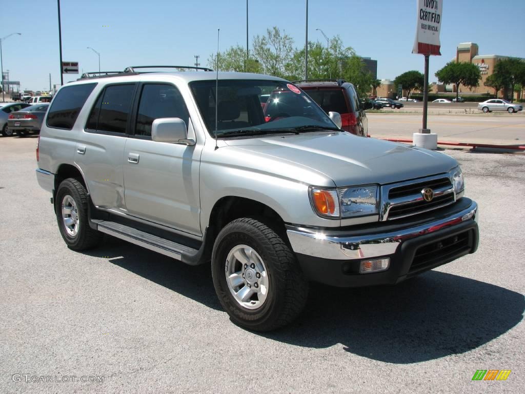 1999 4Runner SR5 - Millennium Silver Metallic / Gray photo #4