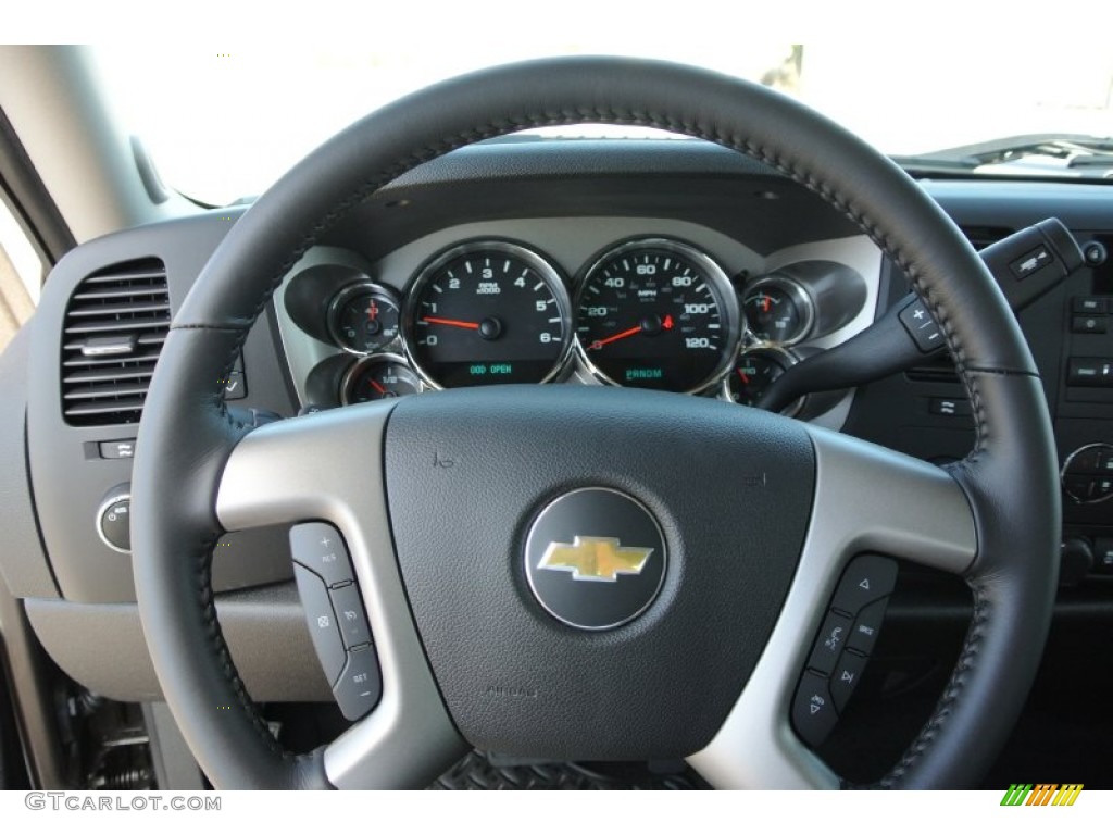 2013 Silverado 1500 LT Crew Cab 4x4 - Mocha Steel Metallic / Ebony photo #14