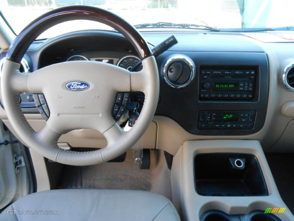 2005 Ford Expedition Limited Medium Parchment Dashboard Photo #78299152