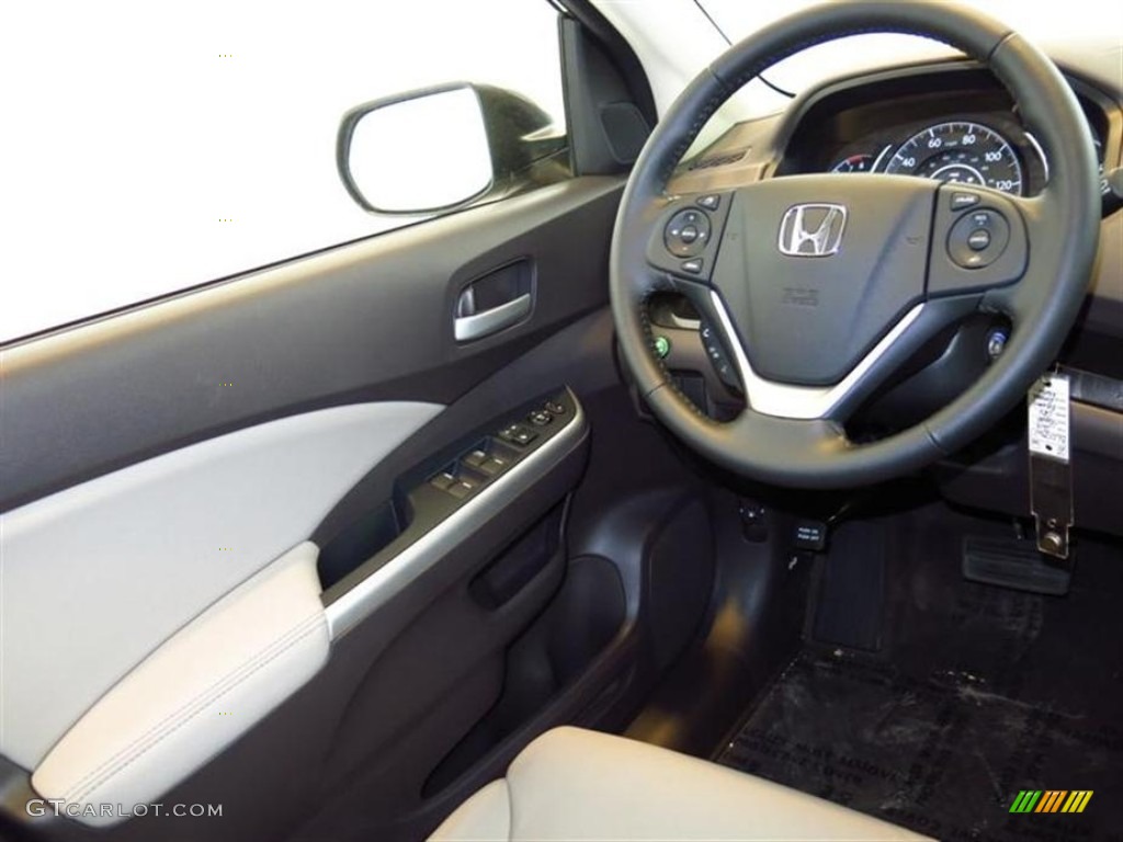2013 CR-V EX-L - Urban Titanium Metallic / Beige photo #5