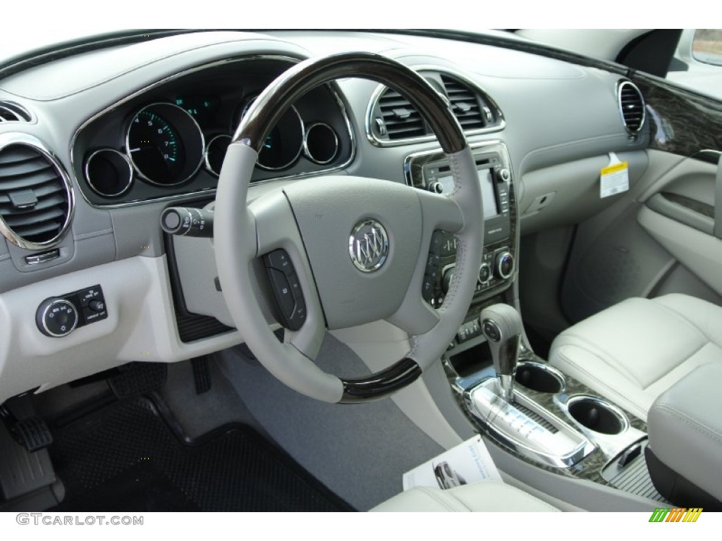 Titanium Leather Interior 2013 Buick Enclave Premium Photo #78300259