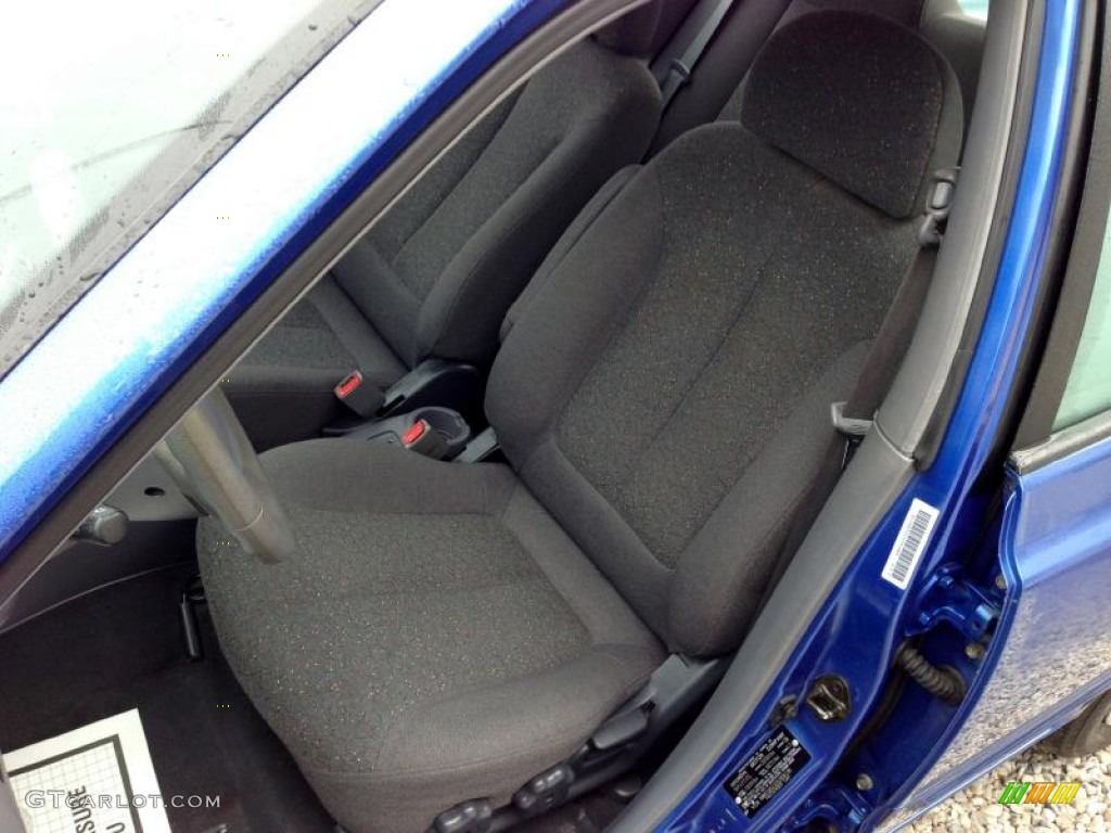 2002 Accent GL Sedan - Coastal Blue / Gray photo #13