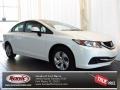 Taffeta White - Civic LX Sedan Photo No. 1