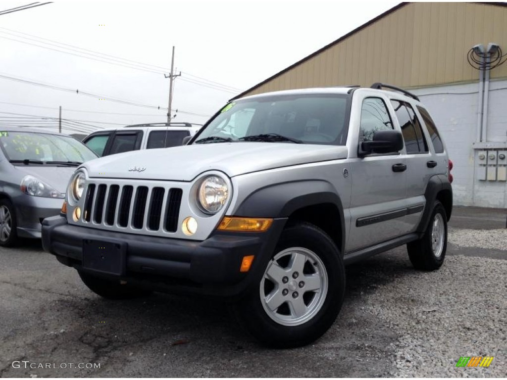 Bright Silver Metallic 2006 Jeep Liberty Sport 4x4 Exterior Photo #78300529
