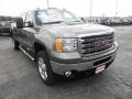 2012 Steel Gray Metallic GMC Sierra 2500HD SLE Crew Cab 4x4  photo #2