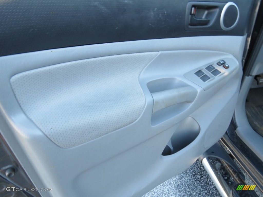 2010 Toyota Tacoma V6 SR5 TRD Sport Double Cab Graphite Door Panel Photo #78301717
