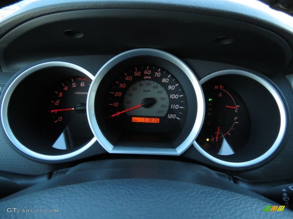 2010 Toyota Tacoma V6 SR5 TRD Sport Double Cab Gauges Photo #78301903