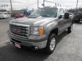 2012 Steel Gray Metallic GMC Sierra 2500HD SLE Extended Cab 4x4  photo #3