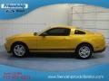 2012 Yellow Blaze Metallic Tri-Coat Ford Mustang V6 Coupe  photo #1
