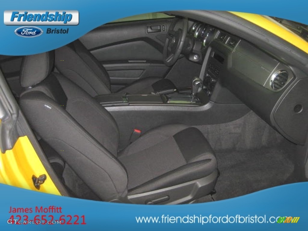 2012 Mustang V6 Coupe - Yellow Blaze Metallic Tri-Coat / Charcoal Black photo #12