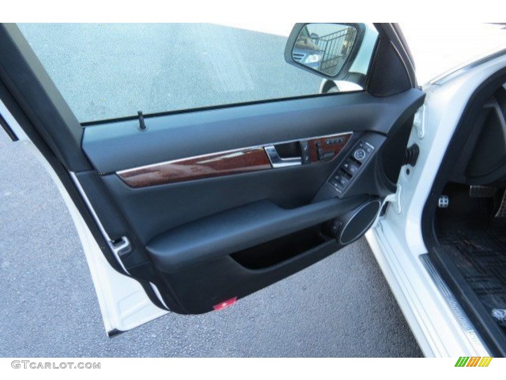 2009 Mercedes-Benz C 300 4Matic Sport Black Door Panel Photo #78302704