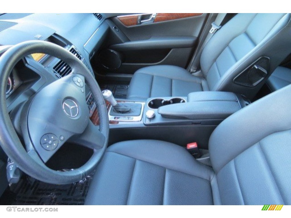 Black Interior 2009 Mercedes-Benz C 300 4Matic Sport Photo #78302719