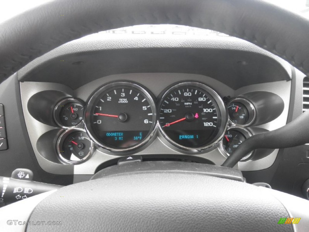 2013 GMC Sierra 2500HD SLE Extended Cab 4x4 Gauges Photos