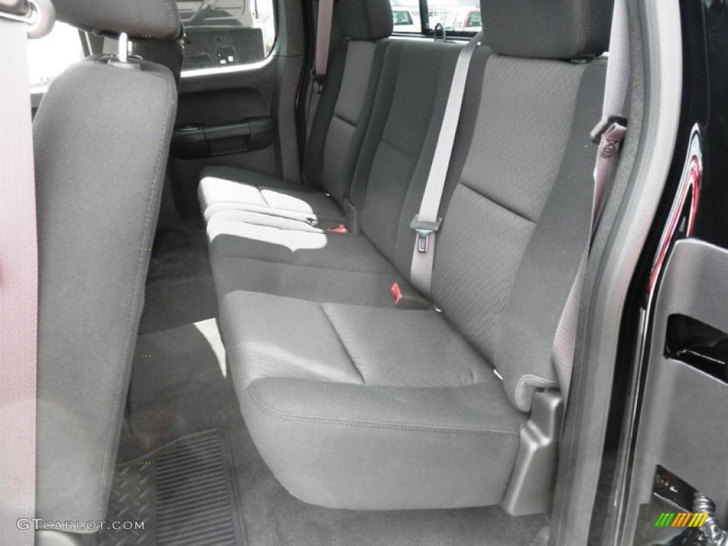 Ebony Interior 2013 GMC Sierra 2500HD SLE Extended Cab 4x4 Photo #78302842