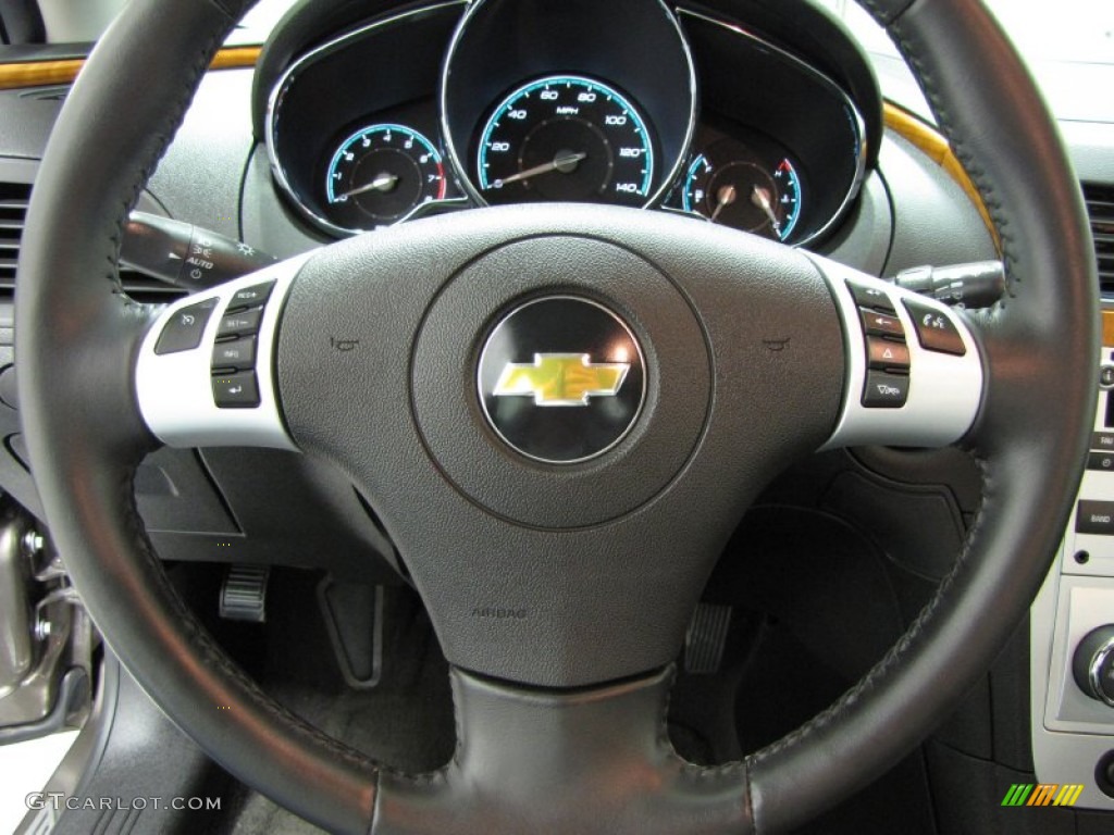 2011 Chevrolet Malibu LT Ebony Steering Wheel Photo 78302941