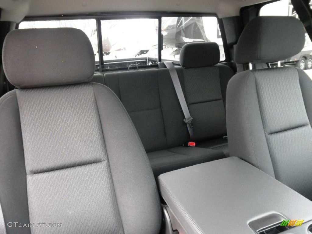 Ebony Interior 2013 GMC Sierra 2500HD SLE Extended Cab 4x4 Photo #78303001