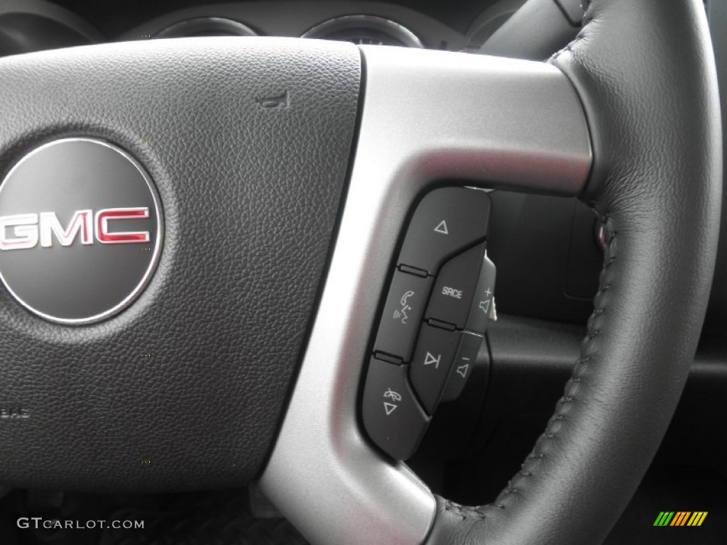 2013 Sierra 1500 SLE Extended Cab 4x4 - Sonoma Red Metallic / Ebony photo #9