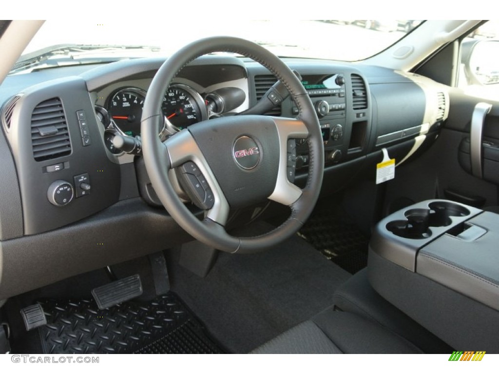 2013 Sierra 1500 SLE Extended Cab - Summit White / Ebony photo #21