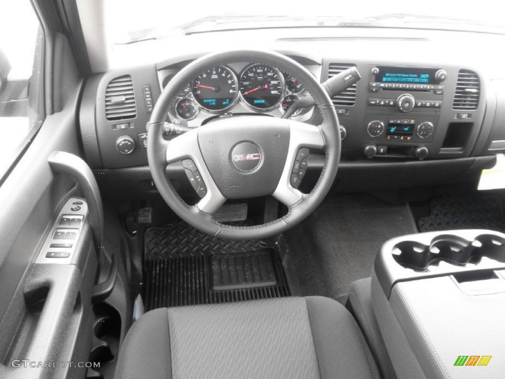 2013 Sierra 1500 SLE Extended Cab 4x4 - Sonoma Red Metallic / Ebony photo #17