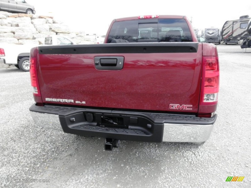 2013 Sierra 1500 SLE Extended Cab 4x4 - Sonoma Red Metallic / Ebony photo #21