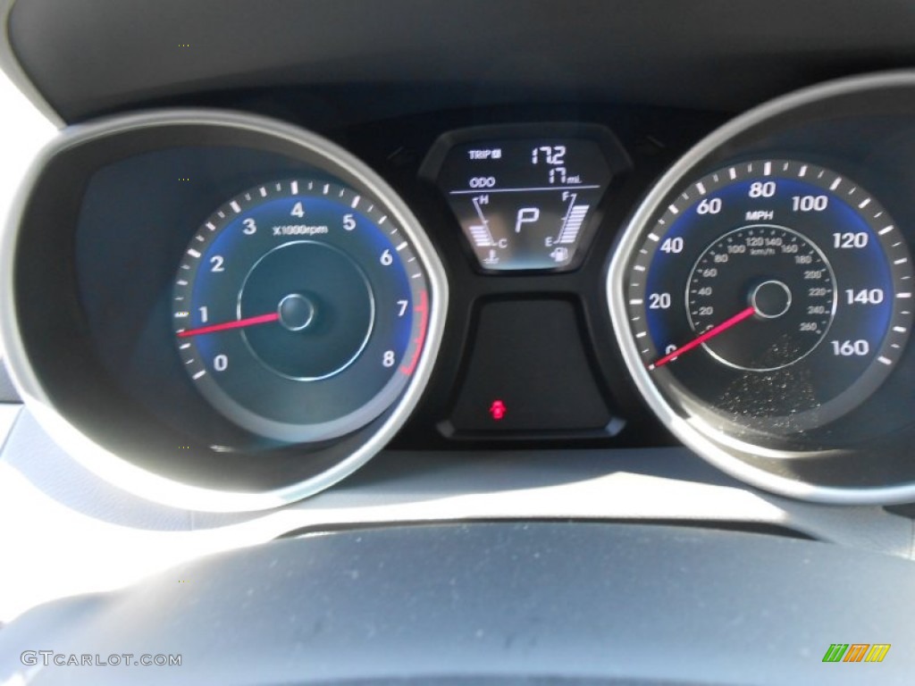 2013 Elantra Coupe SE - Black Noir Pearl / Gray photo #29