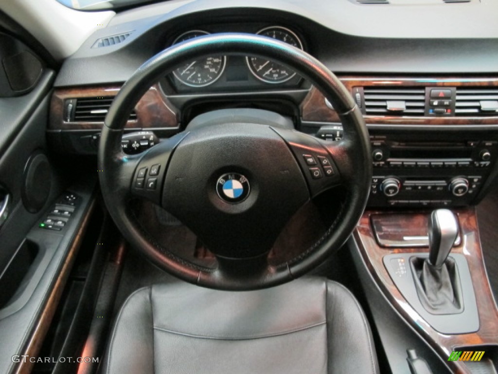 2007 BMW 3 Series 335xi Sedan Black Dashboard Photo #78305002