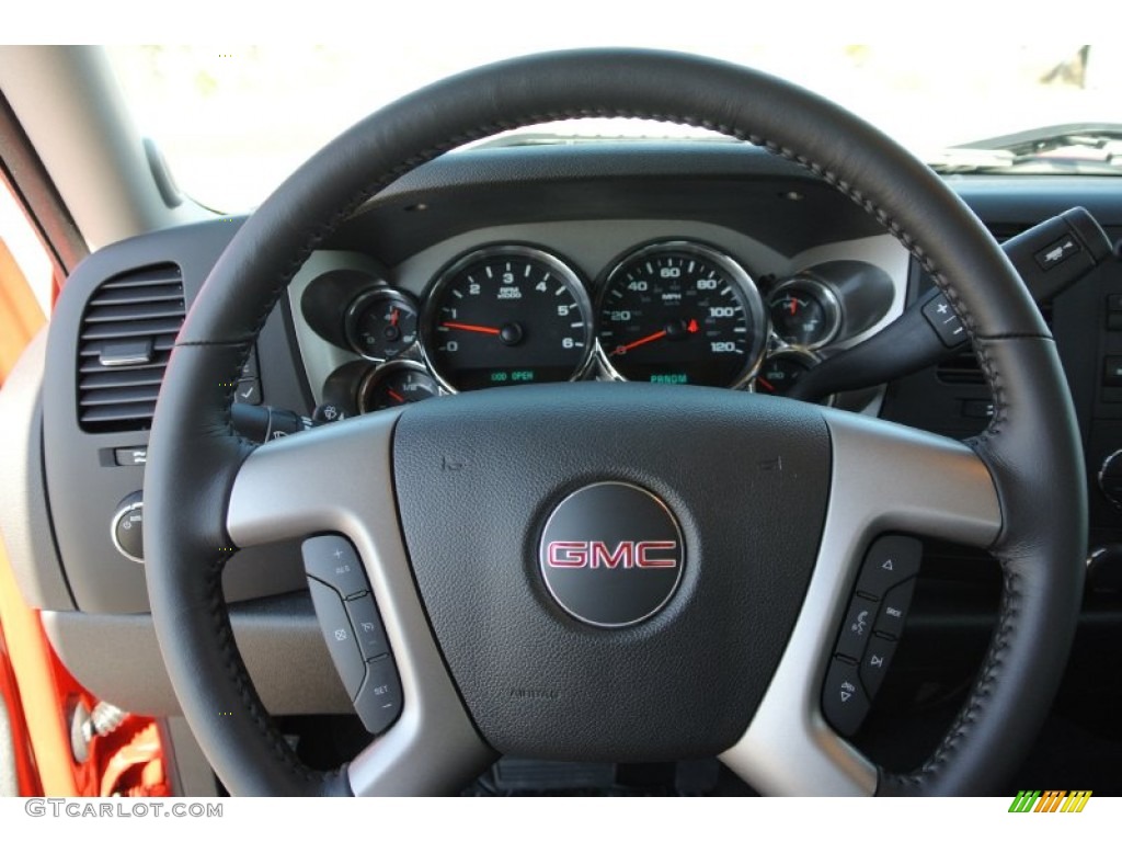 2013 Sierra 1500 SLE Extended Cab 4x4 - Fire Red / Ebony photo #13