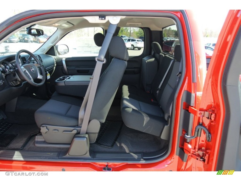 2013 Sierra 1500 SLE Extended Cab 4x4 - Fire Red / Ebony photo #15