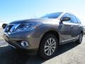 2013 Mocha Stone Nissan Pathfinder SL  photo #3