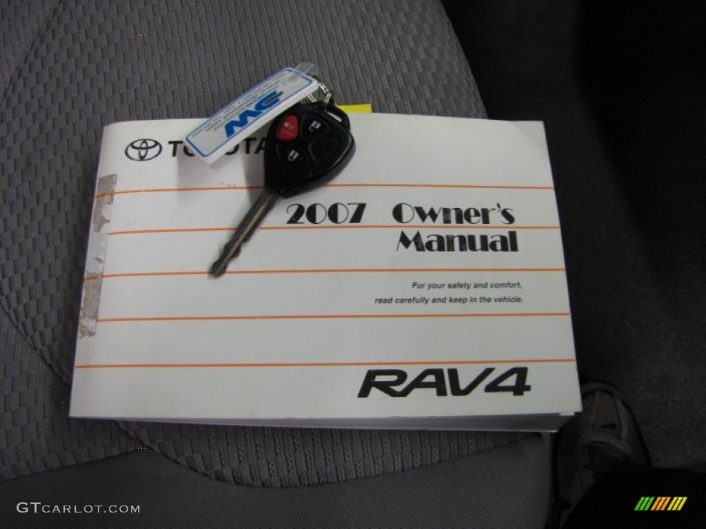 2007 RAV4 Limited 4WD - Pacific Blue Metallic / Ash Gray photo #29
