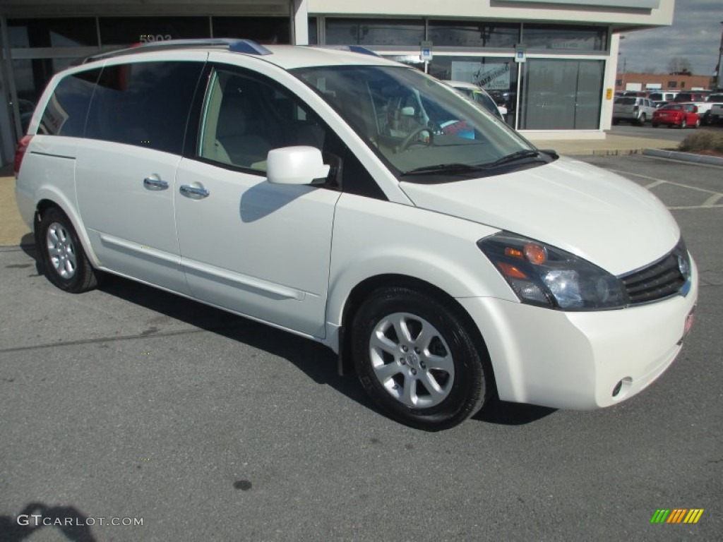 Nordic White Pearl 2009 Nissan Quest 3.5 S Exterior Photo #78305500