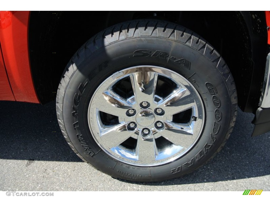 2013 Sierra 1500 SLE Crew Cab - Fire Red / Ebony photo #18