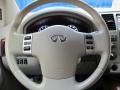 2008 Infiniti QX Stone Interior Steering Wheel Photo