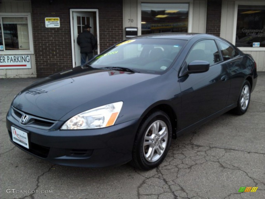 2006 Accord LX Coupe - Graphite Pearl / Black photo #1