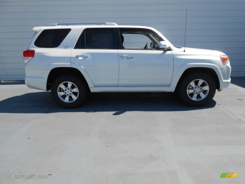 2013 4Runner SR5 - Blizzard White Pearl / Black Leather photo #3