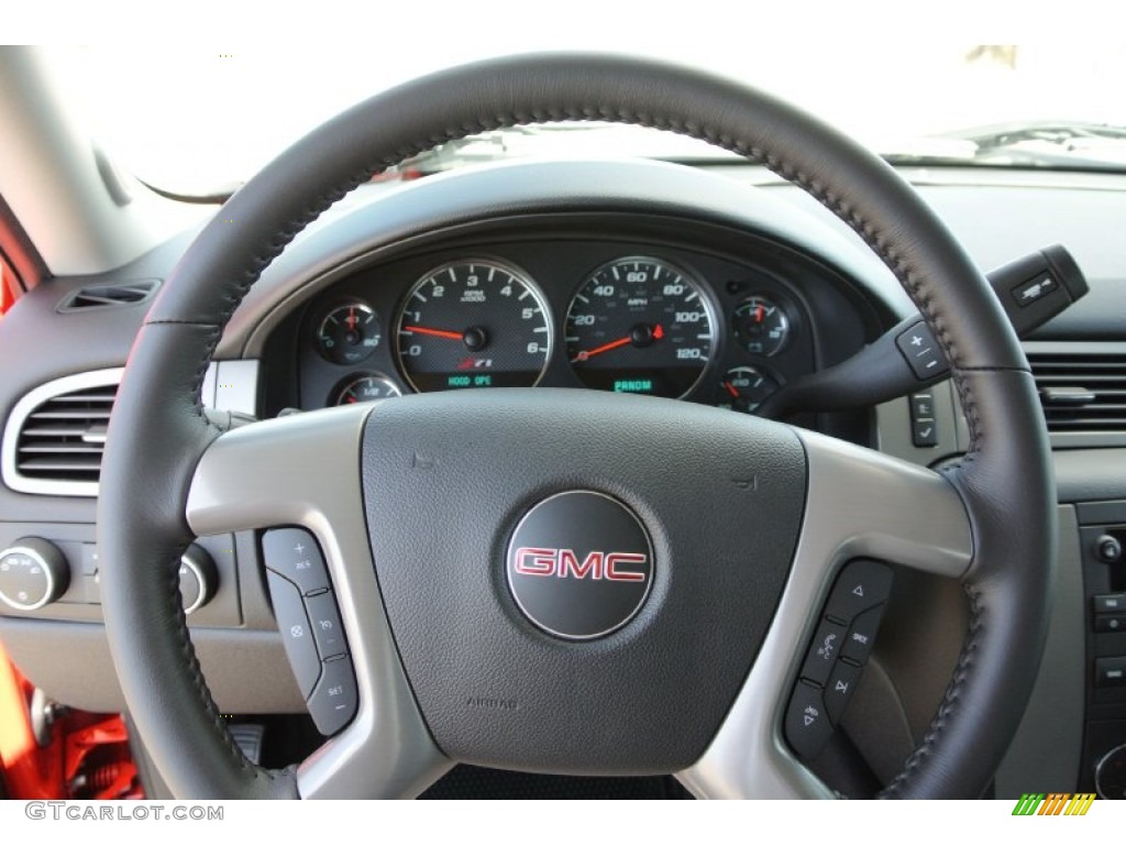 2013 Sierra 1500 SLT Crew Cab 4x4 - Fire Red / Ebony photo #15