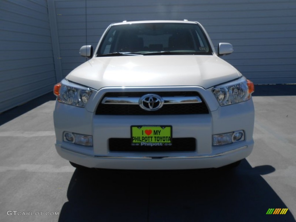 2013 4Runner SR5 - Blizzard White Pearl / Black Leather photo #9