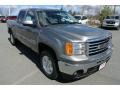 2013 Steel Gray Metallic GMC Sierra 1500 SLT Crew Cab 4x4  photo #2