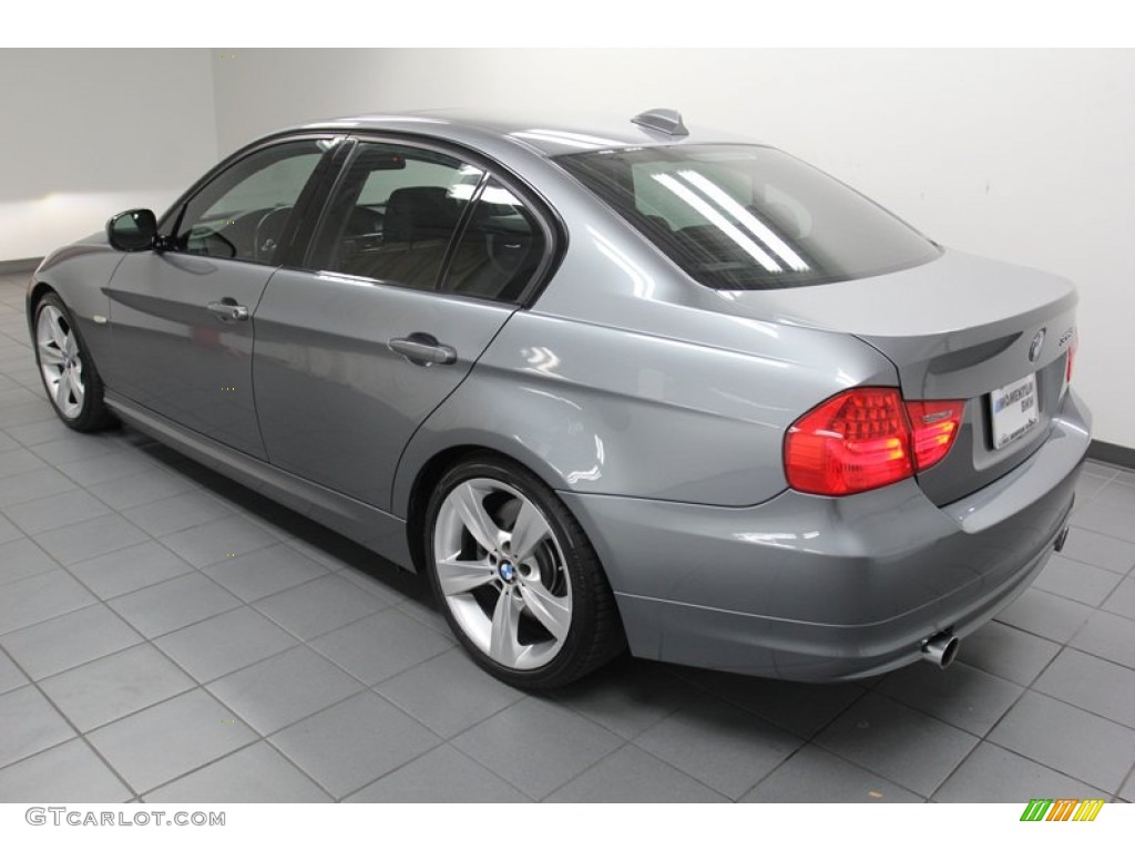 2009 3 Series 335i Sedan - Space Grey Metallic / Black photo #5