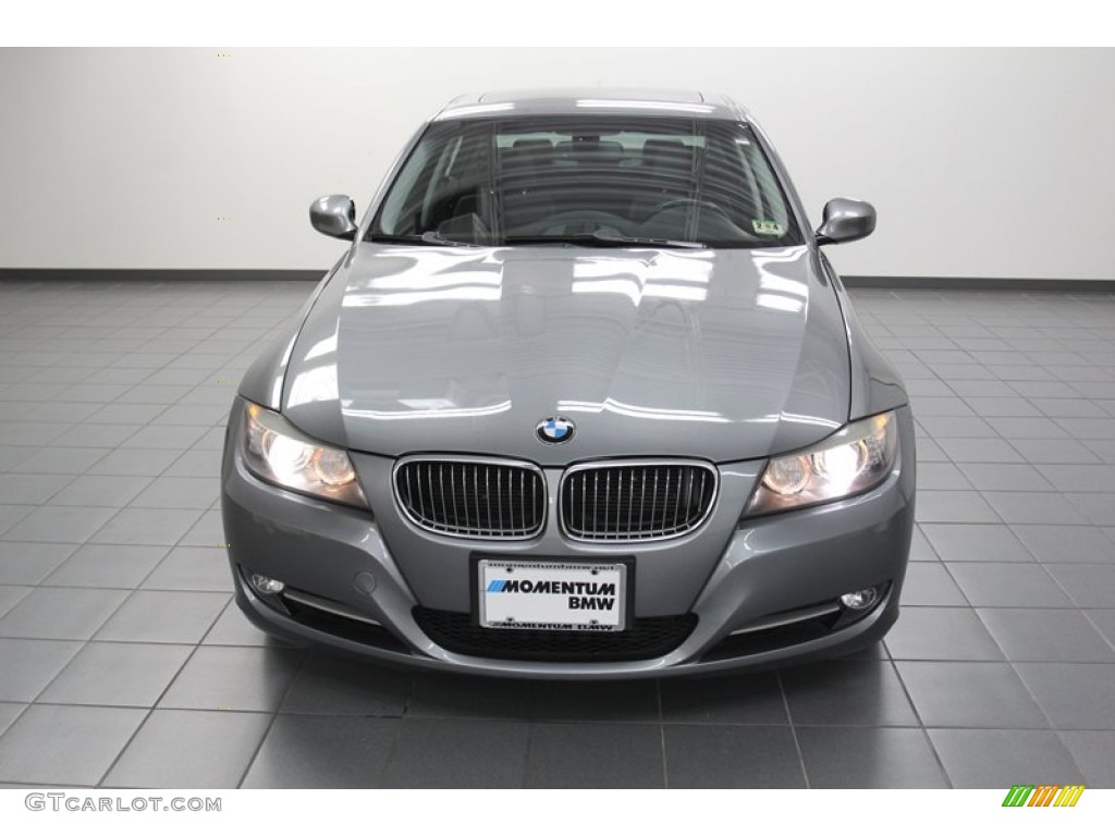 2009 3 Series 335i Sedan - Space Grey Metallic / Black photo #6