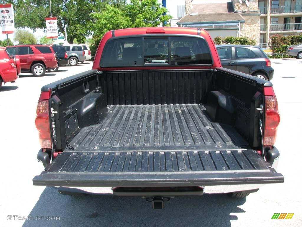 2007 Tacoma PreRunner Access Cab - Impulse Red Pearl / Taupe photo #7