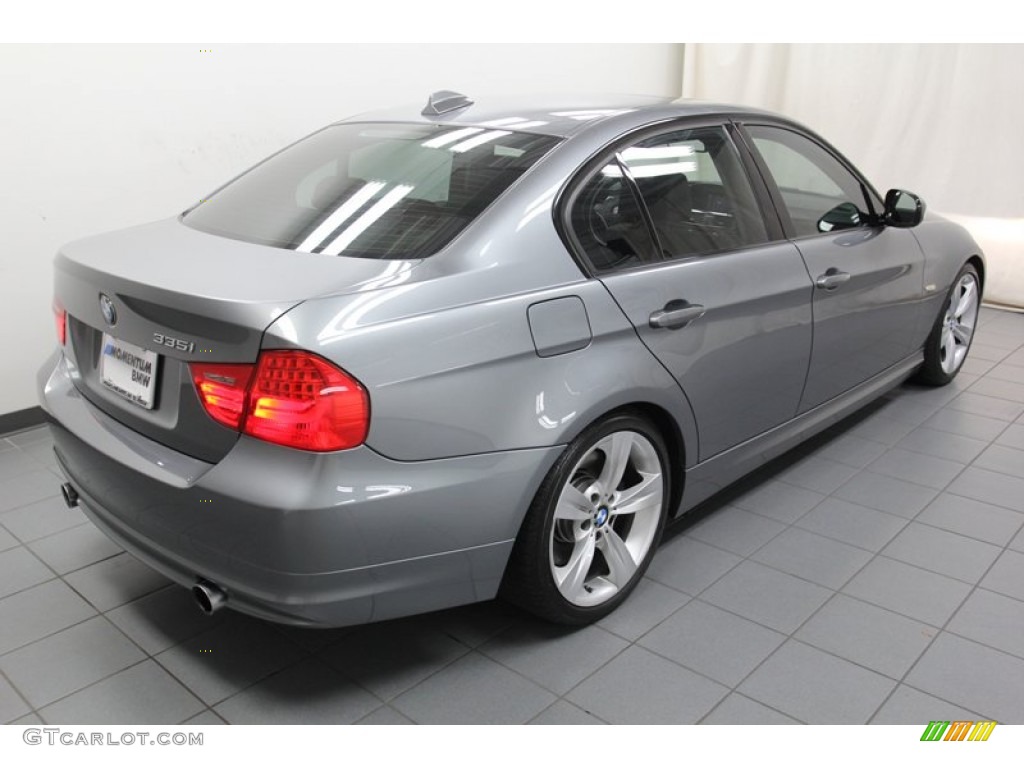 2009 3 Series 335i Sedan - Space Grey Metallic / Black photo #11