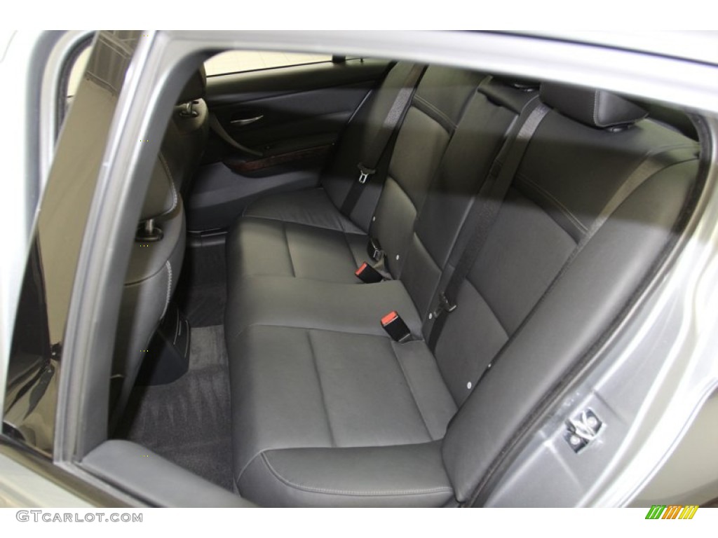 Black Interior 2009 BMW 3 Series 335i Sedan Photo #78308122