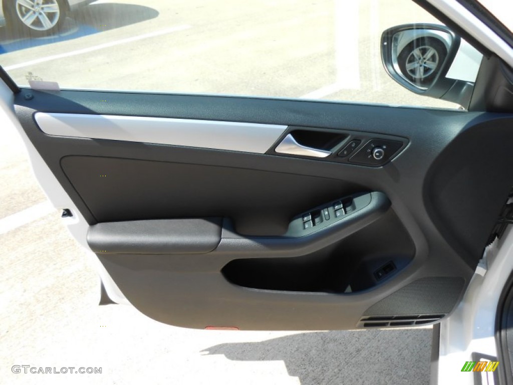 2013 Volkswagen Jetta GLI Autobahn Titan Black Door Panel Photo #78308209