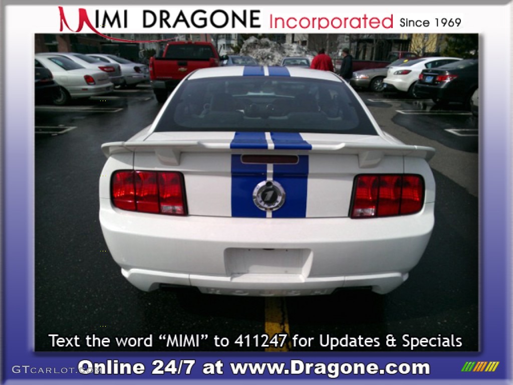2006 Mustang Roush Stage 1 Coupe - Performance White / Dark Charcoal/Light Graphite photo #4